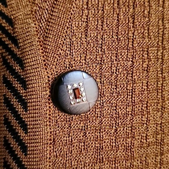 NWOT Misook Brown Jacket Blazer Collared and Buttoned in Size Small - Picture 4 of 5